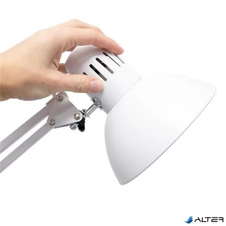 Asztali lámpa, energiatakarékos, felfogatható, MAUL 'Study', fehér