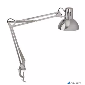   Asztali lámpa, energiatakarékos, felfogatható, MAUL "Study", ezüst