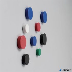 Mágneskorong, 20 mm, 10 db, NOBO, vegyes