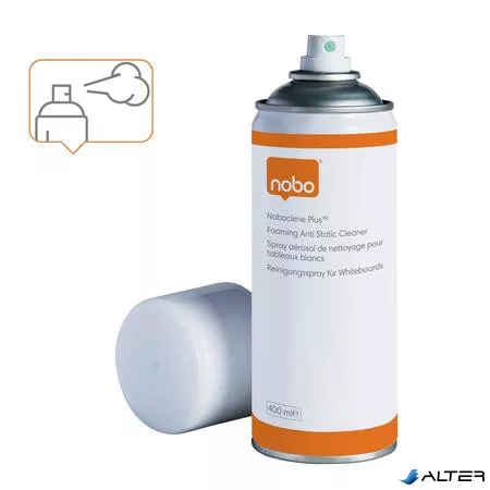 Tisztító aerosol spray fehértáblához 400 ml, NOBO "Clene Plus"