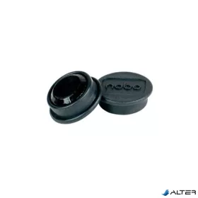 Mágneskorong, 20 mm, 8 db, NOBO fekete