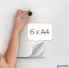 Korong mágnes, fehértáblához, 30 mm, 4 db, NOBO, fekete