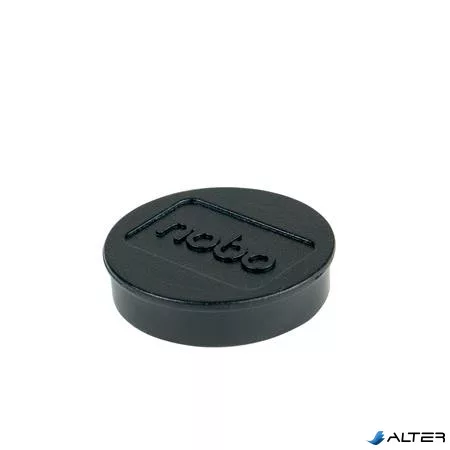 Korong mágnes, fehértáblához, 30 mm, 4 db, NOBO, fekete