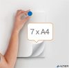Korong mágnes, fehértáblához, 38 mm, 4 db, NOBO, kék