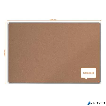 Parafatábla, 150x100 cm, alumínium keret, NOBO "Premium Plus"