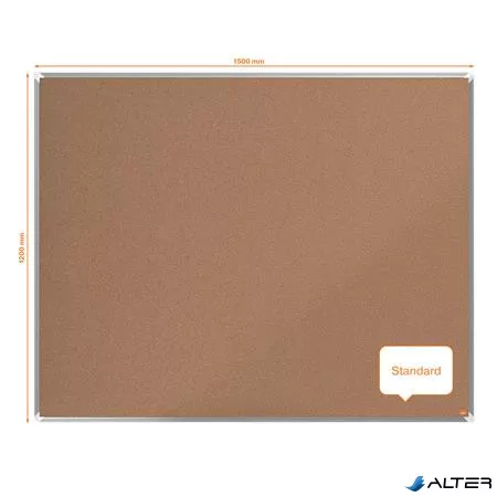 Parafatábla, 150x120 cm, alumínium keret, NOBO "Premium Plus"