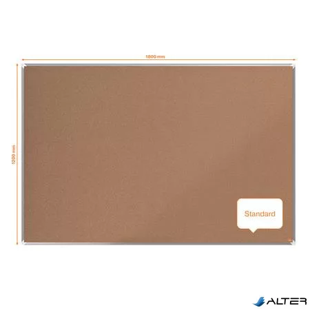 Parafatábla, 180x120 cm, alumínium keret, NOBO "Premium Plus"