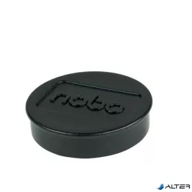 Mágneskorong, erős, 38 mm, 10 db, NOBO, fekete