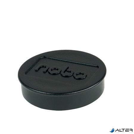 Mágneskorong, erős, 38 mm, 10 db, NOBO, fekete