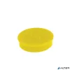 Mágneskorong, erős, 38 mm, 10 db, NOBO, sárga
