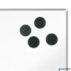 Korong mágnes, fehértáblához, 38 mm, 4 db, NOBO, fekete
