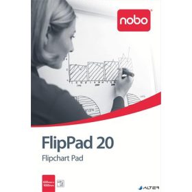 Flipchart papír, 650X955mm, 20 lap, NOBO