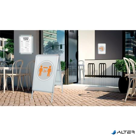 Megállító tábla, poszteres, A2, 47,5x89 cm, NOBO "Essence"