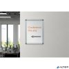 Posztertábla, fali, A4 méret, alumínium keret, NOBO 'Essence'