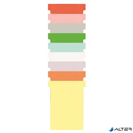 T-kártya tervezőtáblához, 3-as méret, NOBO, piros