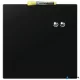 Üzenőtábla, mágneses, írható, fekete, 36x36 cm, NOBO/REXEL