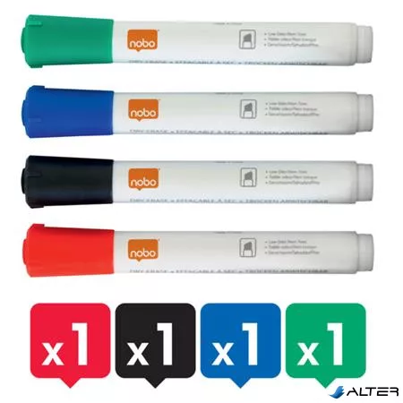 Kezdőkészlet fehértáblákhoz, NOBO "Quartet"