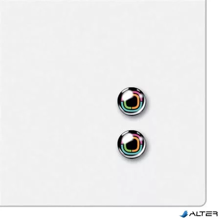 Üzenőtábla, mágneses, írható, fehér, 36x36 cm, NOBO/REXEL