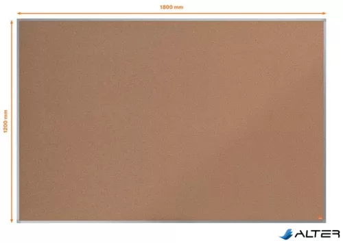 Parafatábla, 180x120 cm, alumínium keret, NOBO "Essence"