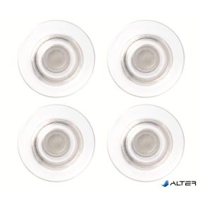 Erős mágnes, 4 db, üvegtáblákhoz, NOBO, átlátszó