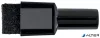 Táblamarker, kúpos hegyű, 2 mm, mágneses kupakkal, NOBO, fekete