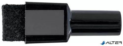 Táblamarker, kúpos hegyű, 2 mm, mágneses kupakkal, NOBO, fekete