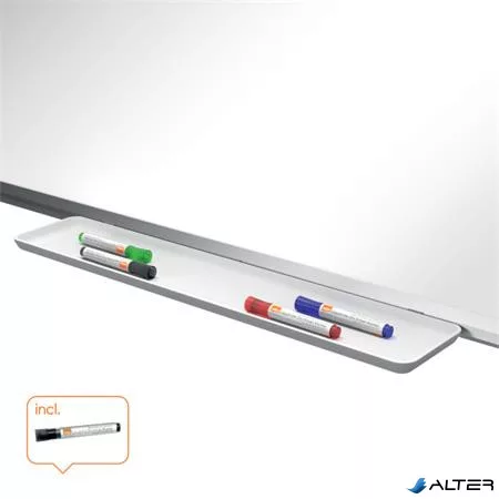 Fehértábla, zománcozott, mágneses, 60x45 cm, alumínium keret, Ecolabel, NOBO 'Premium Plus'