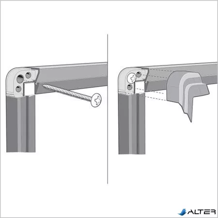 Fehértábla, zománcozott, mágneses, 60x45 cm, alumínium keret, Ecolabel, NOBO 'Premium Plus'