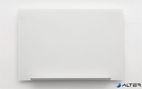 Mágneses üvegtábla, 71,1x126 cm, NOBO "Impression Pro", fehér