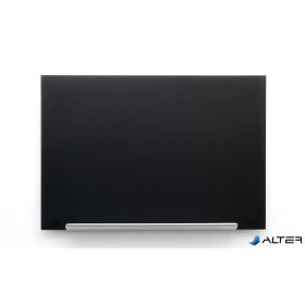   Mágneses üvegtábla, 38,1x67,7 cm, NOBO 'Impression Pro', fekete