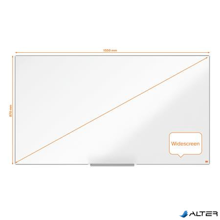 Fehértábla, mágneses, széles képarány, 70"/155x87 cm, alumínium keret, NOBO "Impression Pro"