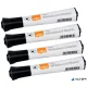 Táblamarker, kúpos hegyű, 2 mm, 10 db, NOBO "Glide", fekete