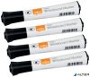 Táblamarker, kúpos hegyű, 2 mm, 10 db, NOBO "Glide", fekete