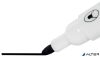 Táblamarker, kúpos hegyű, 2 mm, 10 db, NOBO "Glide", fekete