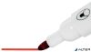 Táblamarker, kúpos hegyű, 2 mm, 10 db, NOBO "Glide", piros