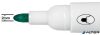 Táblamarker, kúpos hegyű, 2 mm, 10 db, NOBO "Glide", zöld