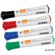 Táblamarker, kúpos hegyű, 2 mm, 10 db, NOBO "Glide", vegyes