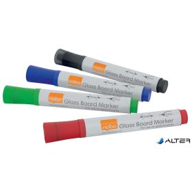 Üvegtábla marker, NOBO, 4 különböző szín
