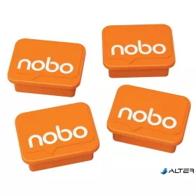 Mágnesek fehértáblához 4 db, NOBO narancs