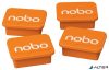 Mágnesek fehértáblához 4 db, NOBO narancs
