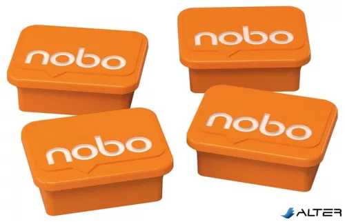 Mágnesek fehértáblához 4 db, NOBO narancs