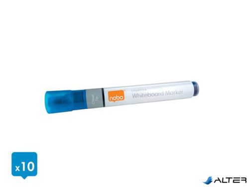 Táblamarker, vágott hegyű, 4 mm, NOBO, kék