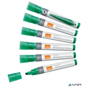 Táblamarker, vágott hegyű, 4 mm, NOBO, zöld