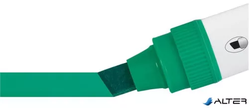 Táblamarker, vágott hegyű, 10 mm, NOBO "Glide", zöld