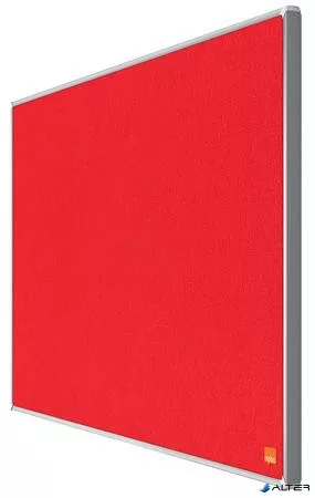 Textiltábla, széles képarány, 40"/89x50cm, alumínium keret, NOBO "Impression Pro", piros