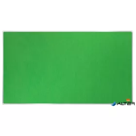   Textiltábla, széles képarány, 40"/89x50cm, alumínium keret, NOBO "Impression Pro", zöld