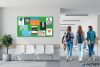Textiltábla, széles képarány, 70"/155x87 cm, alumínium keret, NOBO "Impression Pro", zöld