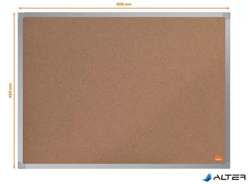 Parafatábla, 60x45 cm, alumínium keret, NOBO "Essence"