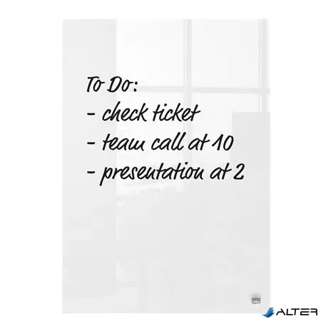 Jegyzettábla, akril, A4, NOBO "Home"