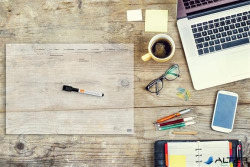 Tervezőtábla, akril, heti, fali/asztali, A4, NOBO "Home"